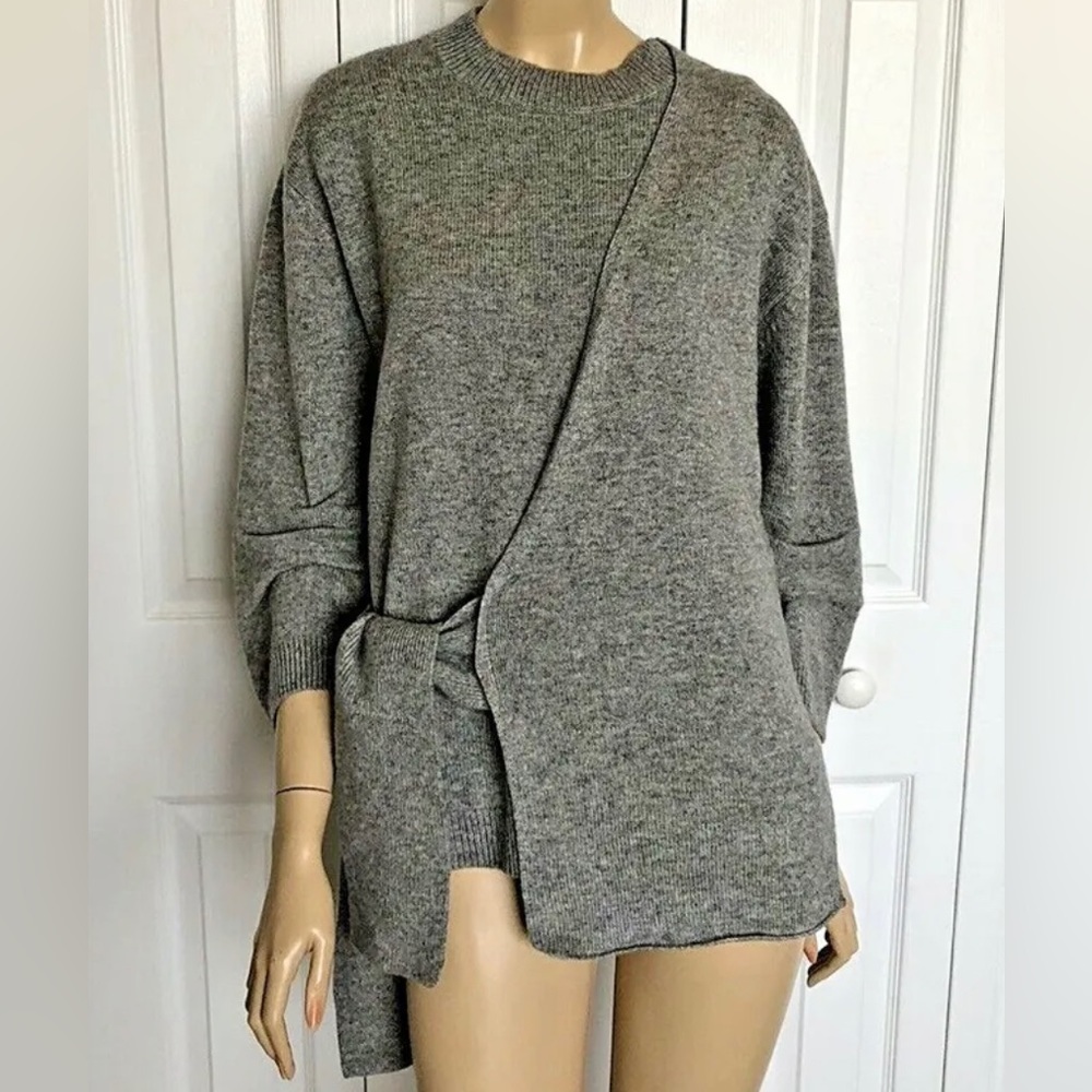 Brochu Walker side tie wrap sweater knit nwot - Picture 5 of 5